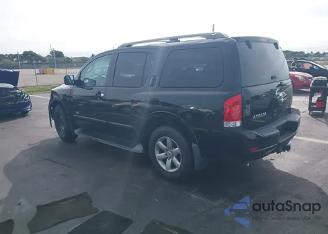 2008 Nissan Armada Se z USA, uszkodzony, nr VIN 5N1BA08D28N631582